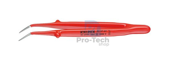 Pensetă de precizie izolată 150 mm cu capetele curbate KNIPEX 08525