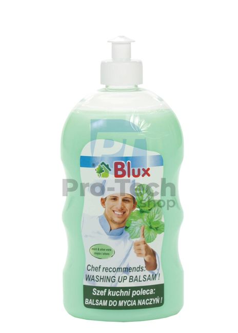 Detergent lichid pentru vase Blux Balsam mentă și aloe vera 650ml 30180