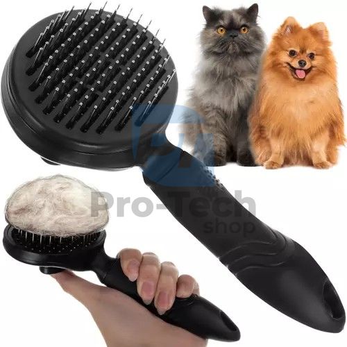 Perie de păr cu auto-curățare pentru câini și pisici Perie de păr 75110