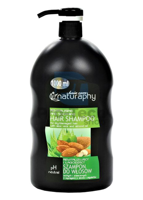 Șampon cu extract de aloe vera și ulei de migdale Naturaphy 1000ml 30088