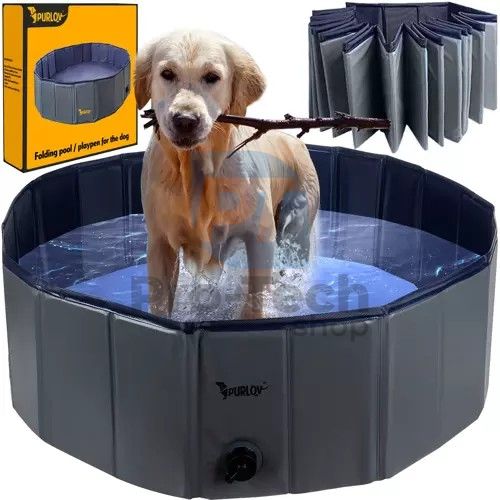 Păstrăv pliabil pentru piscină/câine 100x30 Purlov 20929 75146