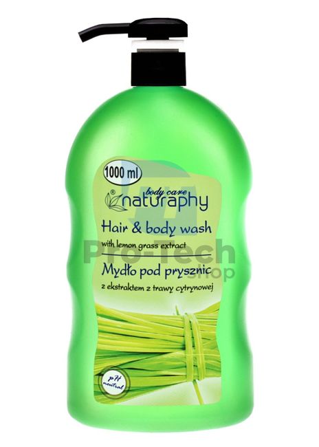 Gel de duș și șampon 2în1 lemongrass Naturaphy 1000ml 30072