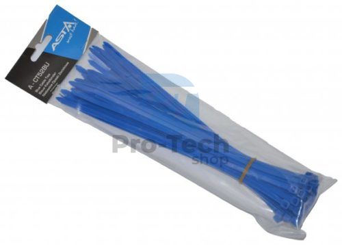 Coliere rapide din plastic 5x250mm albastru 50 bucăți A-CT52BU 12337