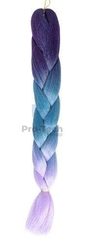 Împletituri de păr sintetic ombre albastru/violet W10342 75310