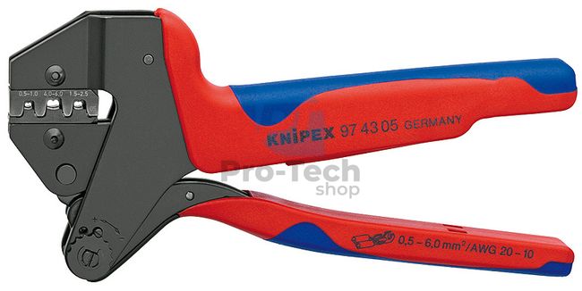 Clește de sertizare sistem 200 mm cu mânere multicomponente KNIPEX 08606