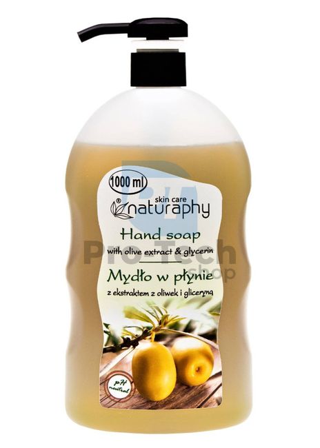 Săpun lichid de măsline cu extract de glicerină Naturaphy 1000ml 30020