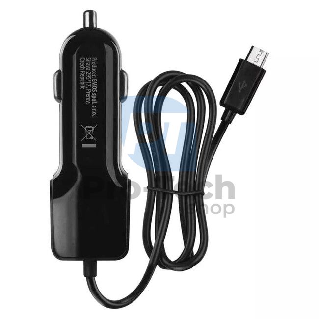 Adaptor auto USB universal 3,1A (15,5W) max., cablu 71237