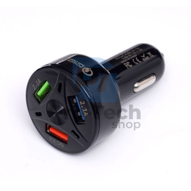 Adaptor USB pentru mașină QUICK CHARGE 3xUSB 3A 16760