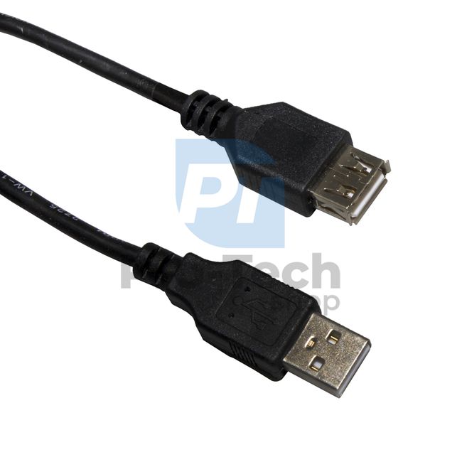 Cablu prelungitor USB 2.0 F/M, 1,5 m