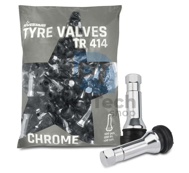 Set valve Tubeless TR414 cromate – 100 piese 11765