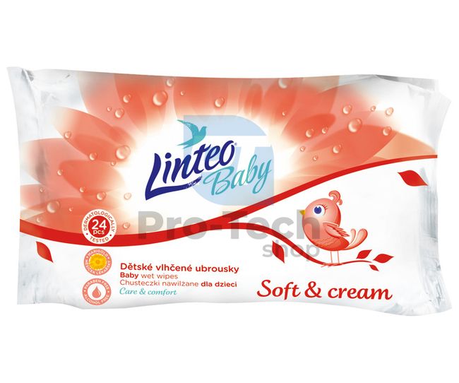Șervețele umede Linteo Baby Soft and Cream 24 bucăți 30426