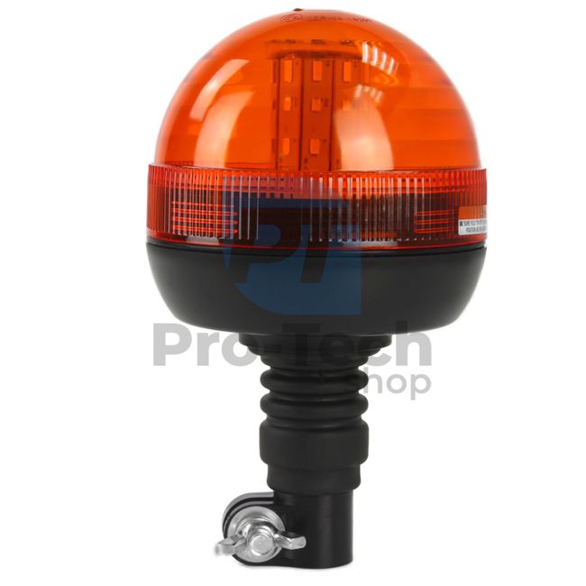 Girofar de avertizare montaj pe stâlp - portocaliu 12-24V 8W 40-LED 15643